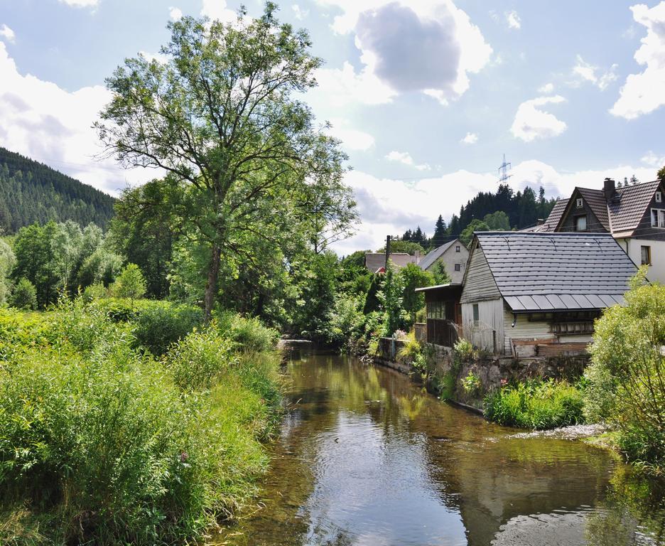 Flair-Hotel Waldfrieden Oberweißbach Buitenkant foto