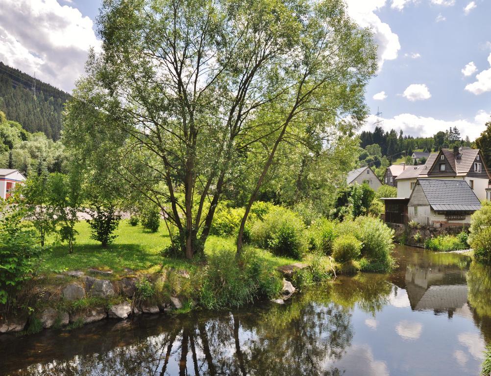 Flair-Hotel Waldfrieden Oberweißbach Buitenkant foto