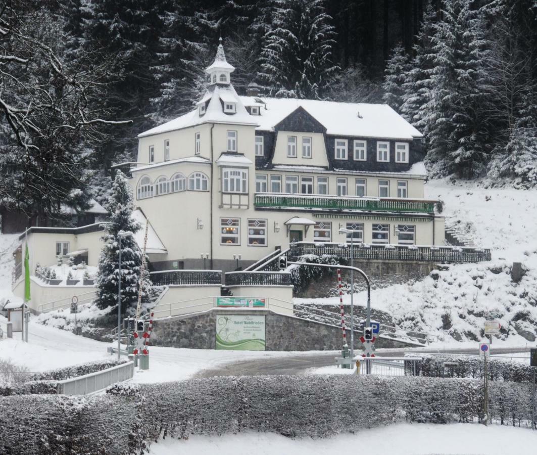 Flair-Hotel Waldfrieden Oberweißbach Buitenkant foto